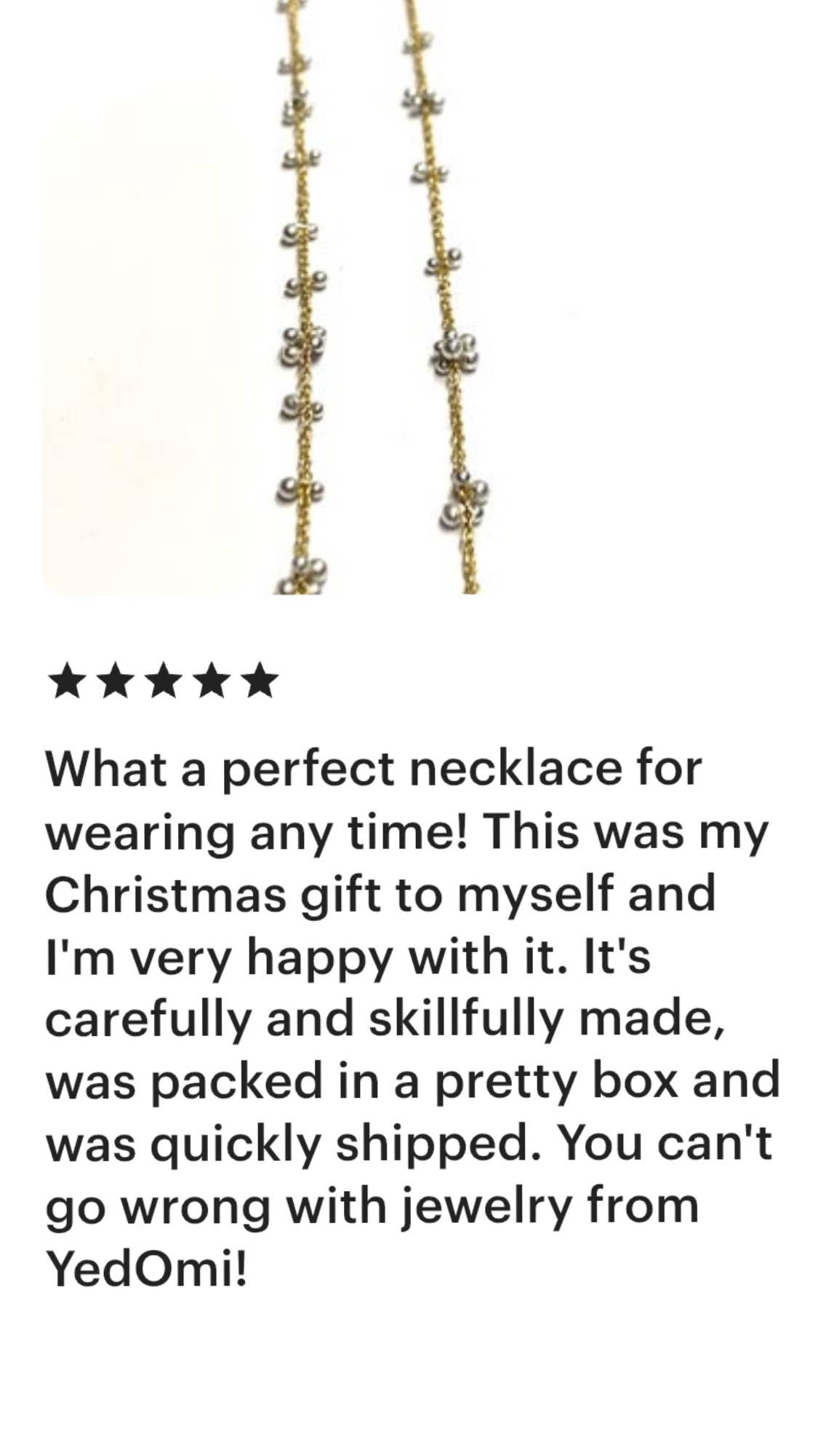 YedOmi Jewelry - Wholesale Link & Chain Necklace - Scattered Caviar Necklace8