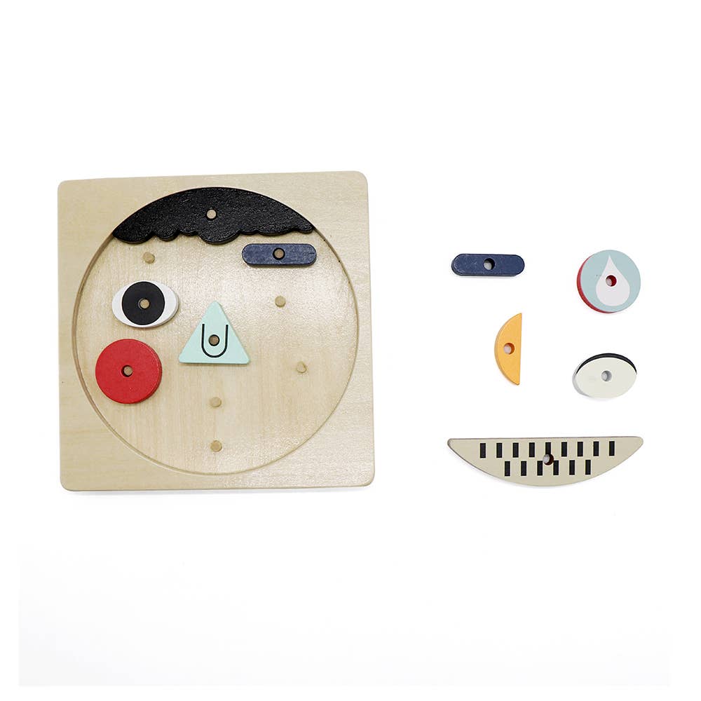 Leo & Friends - Wholesale Puzzle - Kids - Leo & Friends Funny Faces Educational Wooden Puzzle6