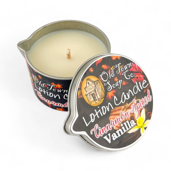 Old Town Soap Co. - Wholesale Hand & Body Lotion - Fall Scented Lotion Candles - 6 Perfect Fall Scents8
