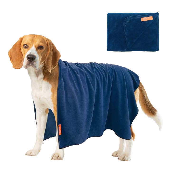 Serviette de bain pour chien - Petits à moyens chiens - 21,6 po x 32 po pour la vente par Drenched Dog