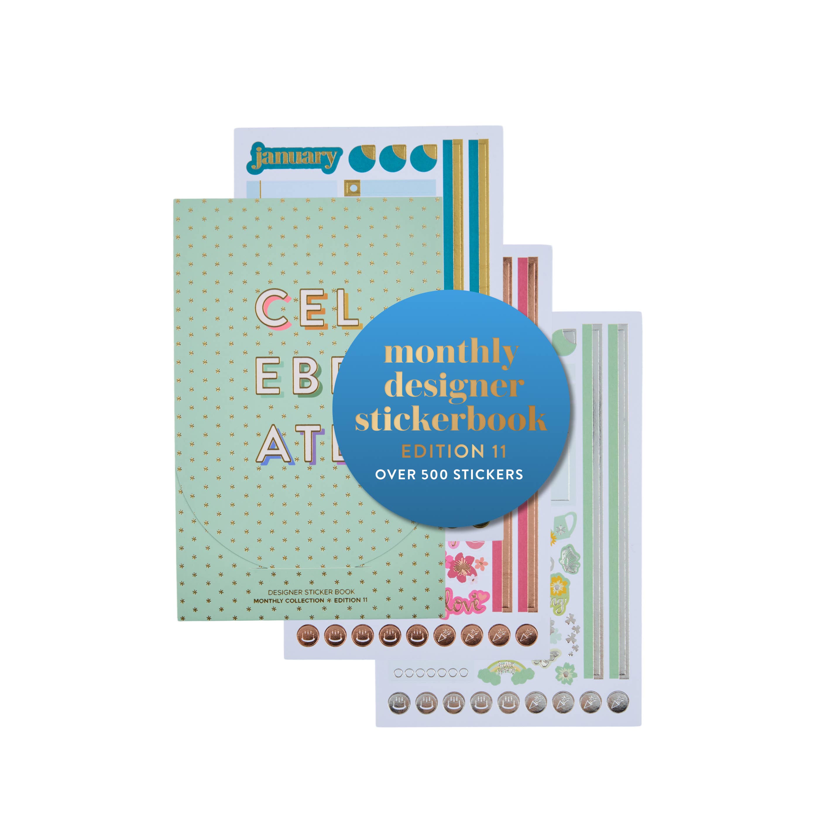Erin Condren Design - Wholesale Sticker - Monthly Sticker Book - Edition 11