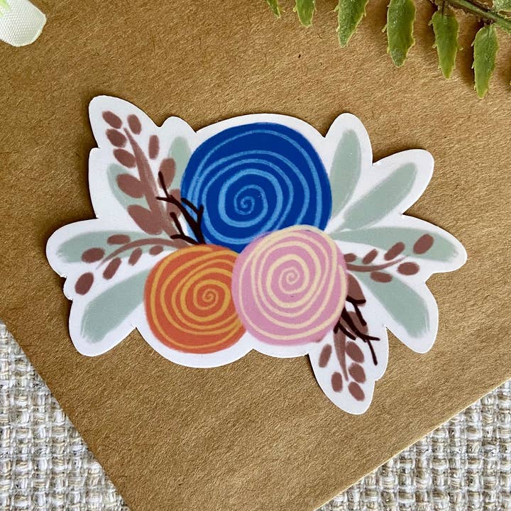 Sticker Fleur Brillante pour la vente par Raydiant Goods