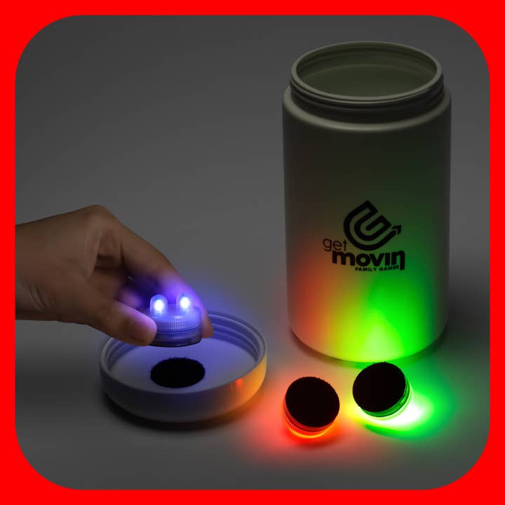 GetMovin' Sports – jogos para o ar livre por atacado – O Jogo Original Kick The Can Ignited com Brilho no Escuro