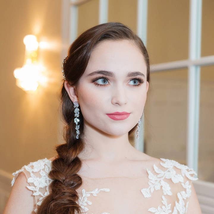 allureweddingjewelry - Wholesale Dangle Earrings - Nala Dramatic Long Earrings0