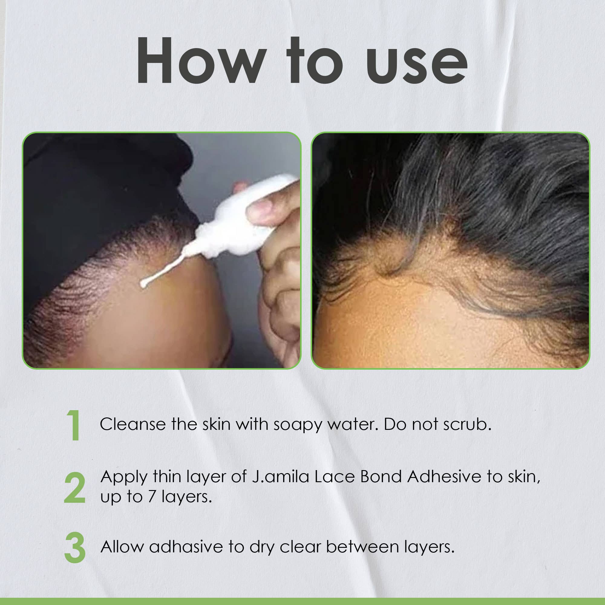 UB BRANDS INC – Engroshandel Hårforlængelse – J. Amila Lace Bond Xtreme Hold Lim - Stærkt Hold, 1,3 oz3