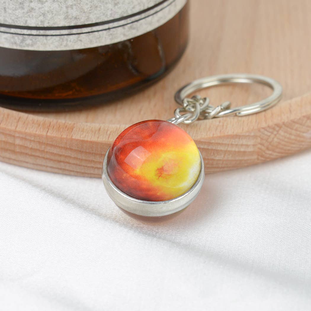 SoapElenGlen - Wholesale Keychain - Unisex - Moon & Earth Keychain, Planets Keychain3