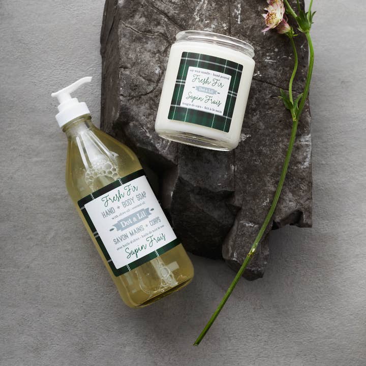 Fresh Fir Liquid Soap for wholesale by Dot & Lil