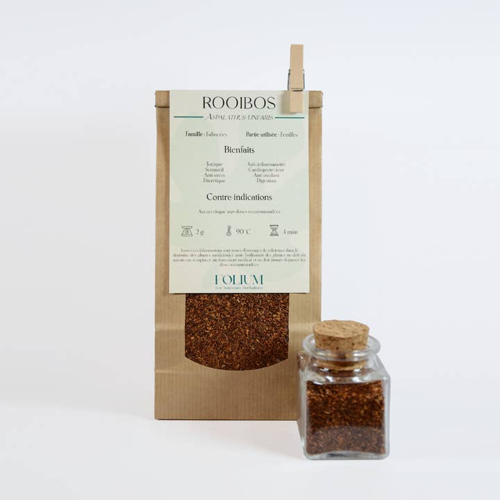 Tè biologico in foglie di Rooibos per la vendita all'ingrosso da parte di FOLIUM - Les Nouveaux Herbalistes