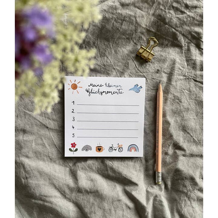 Hannahs Firlefanz - Wholesale Journal/Diary - Happy moments block, gratitude journal, mindfulness 3