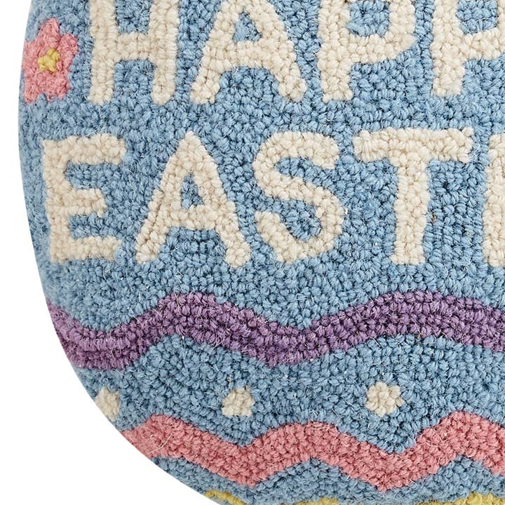 Peking Handicraft - Wholesale Throw/Decorative Pillow - Happy Easter Egg Hook Pillow