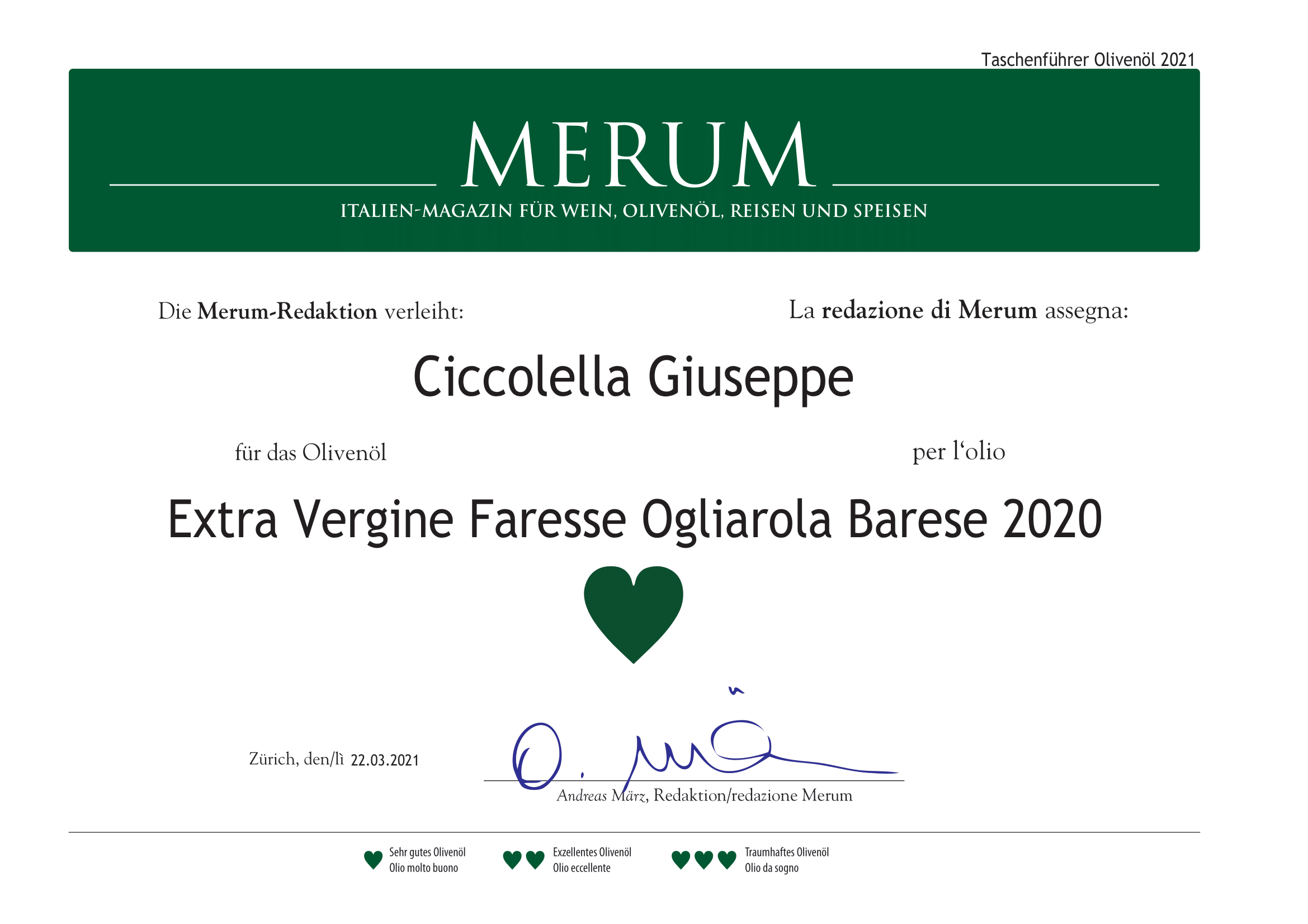 Olio Ciccolella – wholesale Olive oil – FARESSE EXTRA VIRGIN OLIVE OIL 100ML4