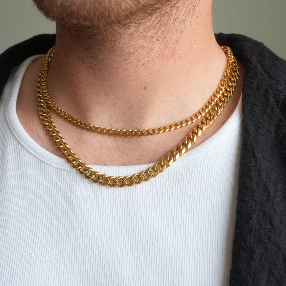 Gold Cuban Stack - 5MM / 8MM for wholesale on Faire3