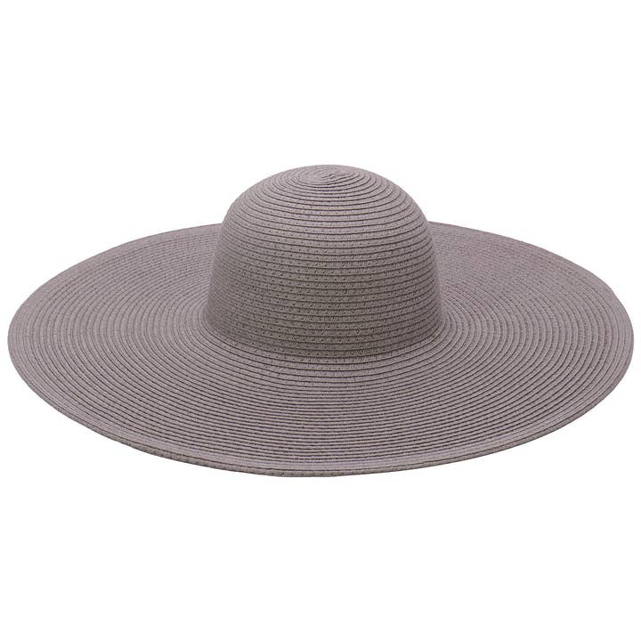 Cap Zone - Wholesale Straw hat – women's - Matte Solid Heavy-weight Floppy Straw Sun Hat6