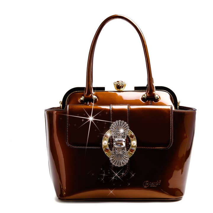 Brangio (Italy) Company Inc. - Wholesale Top Handle Bag - Women's - Brangio Italy Luxurious Patent Leather Handbag