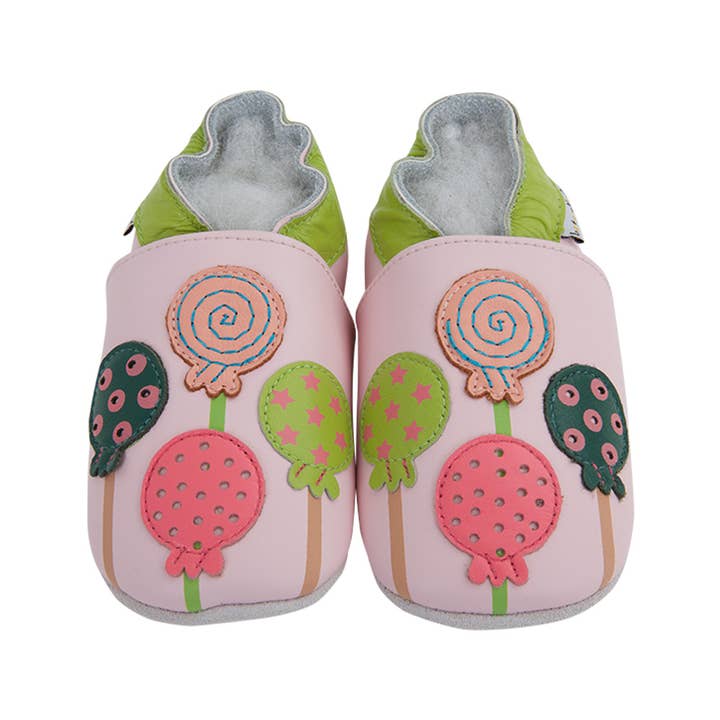 LAIT ET MIEL - Vente Chaussons – bébé - Pantoufles en cuir pour bébé - Sicettes
