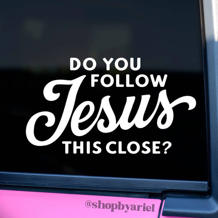 Jesus Decal, Car Decal for wholesale by ShopByAriel