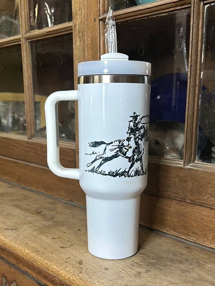 Big Loop - Wild West Tumbler voor wholesale door Diamond Horseshoe Trading Co