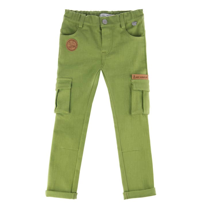 Denim coloré en coton biologique HUNTER pour la vente par Marraine Kids
