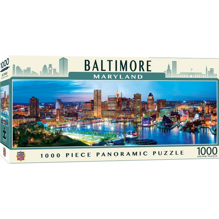 Puzzle panoramique Baltimore de 1000 pièces pour la vente par Masterpieces Puzzles