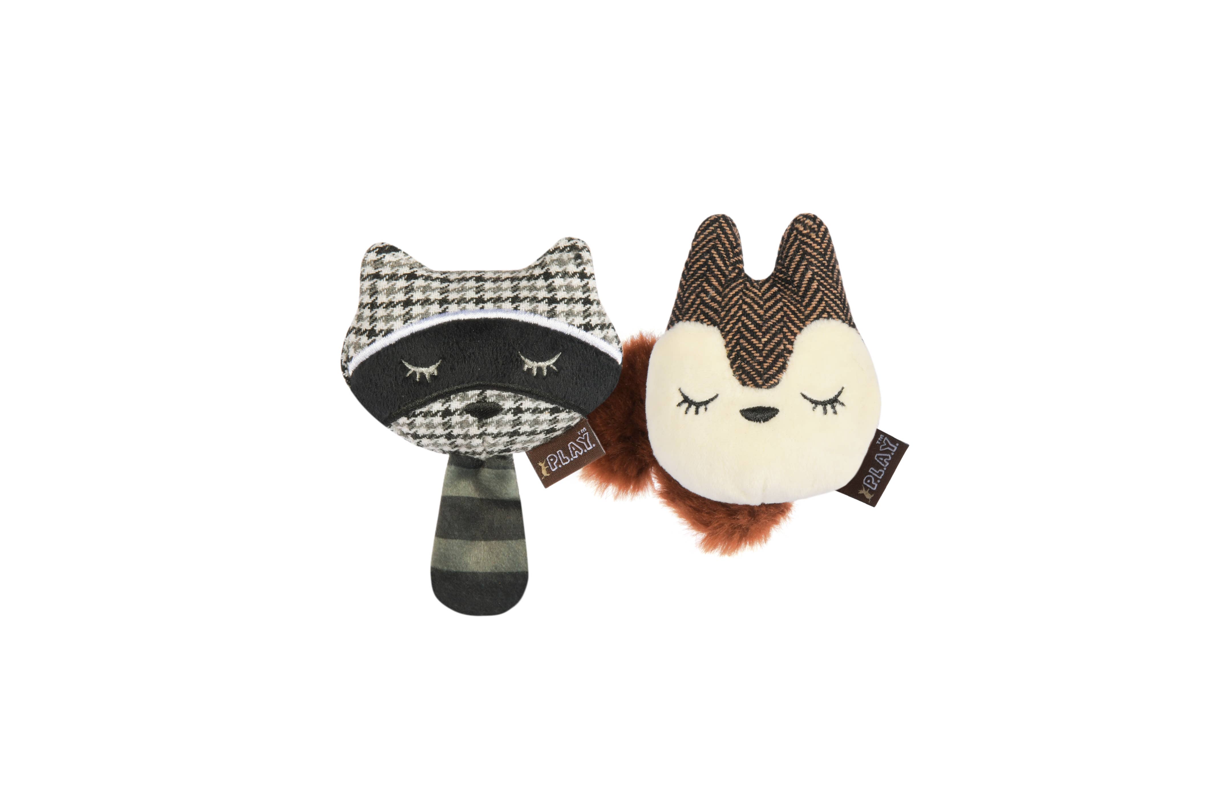 P.L.A.Y. Pet Lifestyle and You - Wholesale Pet Toy Set - Cat - Feline Frenzy Forest Friends - Bandit Buddies2