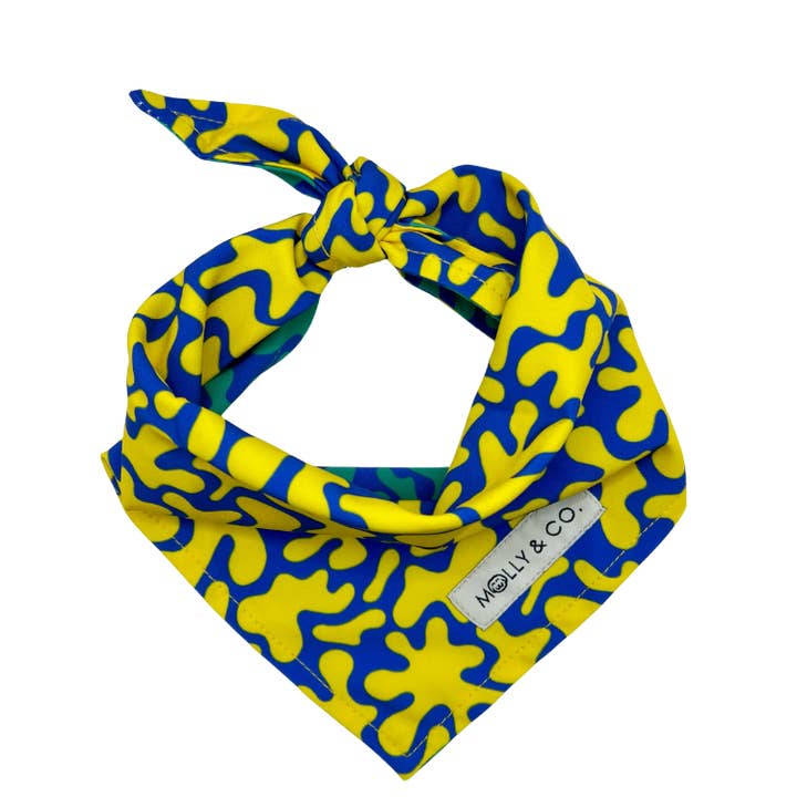 Neptune - Reversible Dog Bandana for wholesale by Molly & Co.