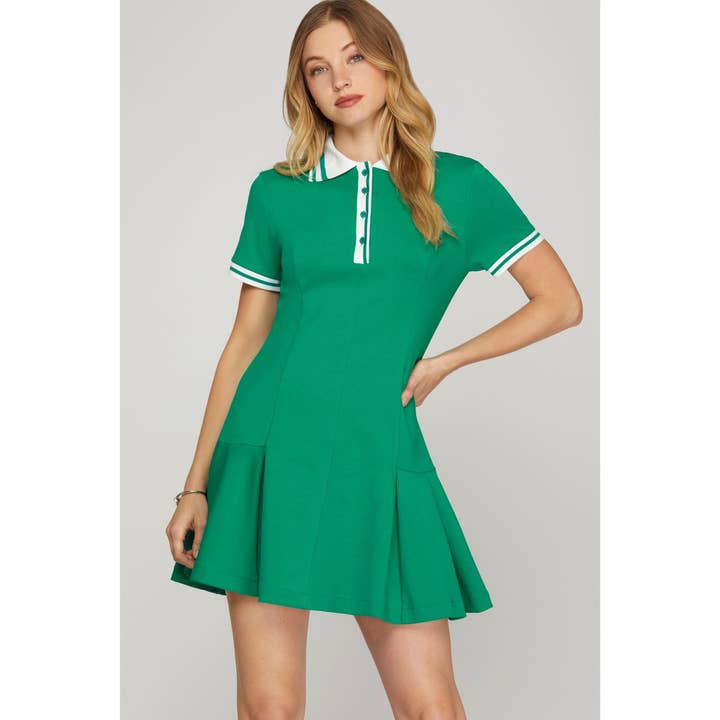 STYLE USA - Venta al por mayor Vestido - Mujer - VESTIDO POLO DE PUNTO2