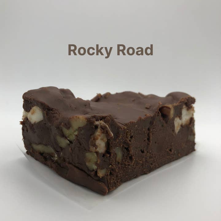Nick's Wicked Tasty Fudge LLC - Wholesale Fudge - Rocky Road Fudge  (1/4 lb Wrap)0