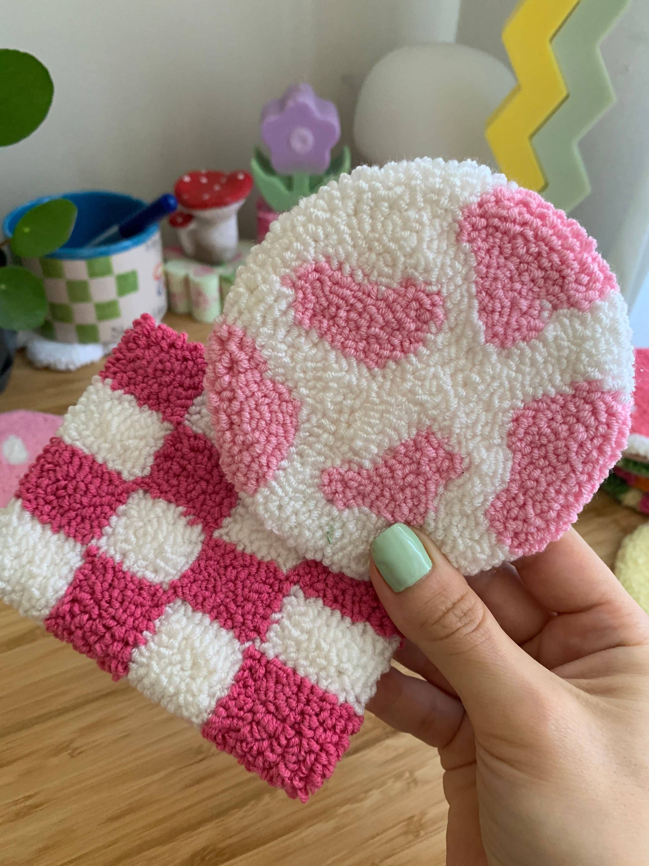 MUUDLAND - Wholesale Coasters - Mug Rug Coasters, Punch Needle Coasters, Tufted Coasters3