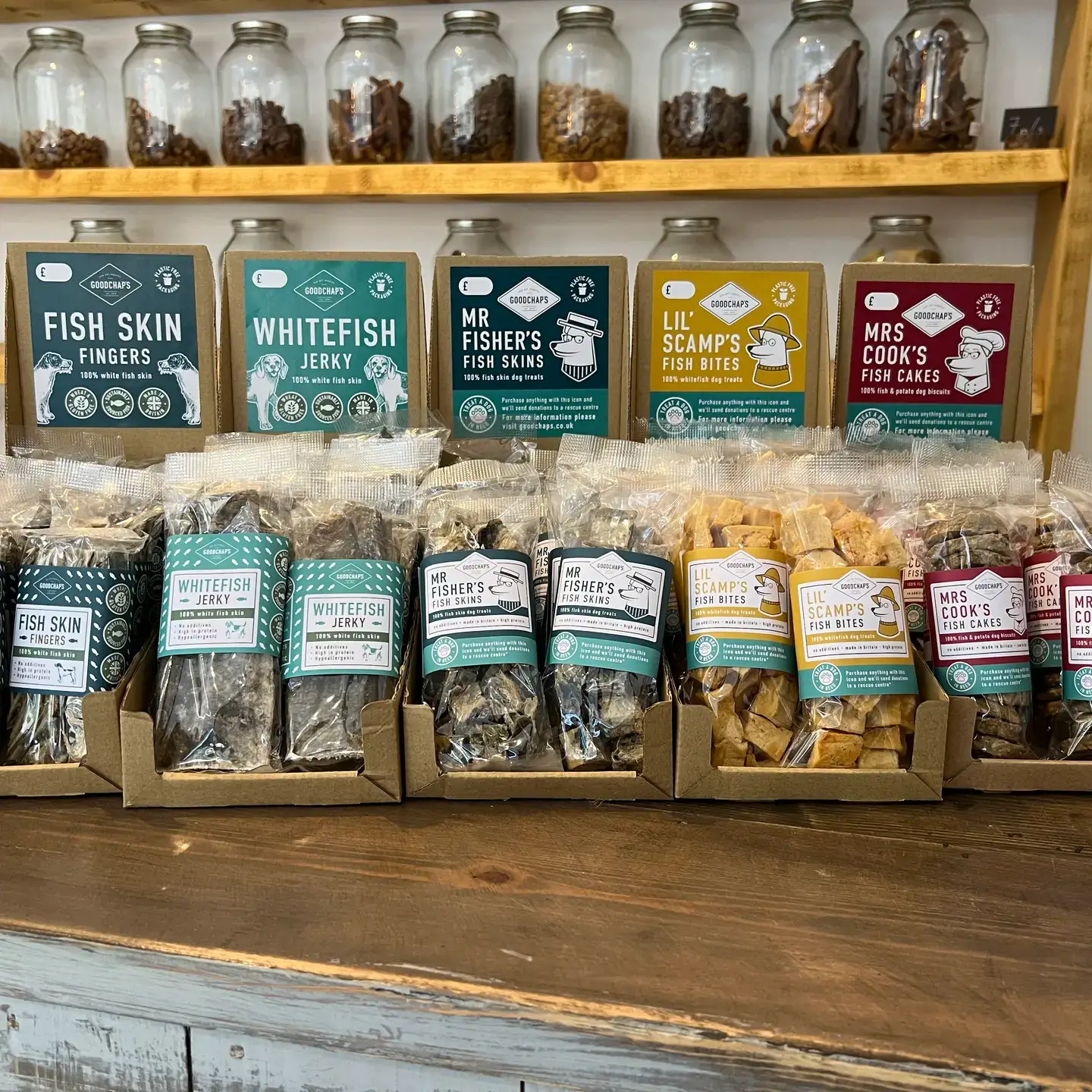 Goodchap's – wholesale Pet treats – Dog – Lil' Scamp's Fish Bites | CDU of 10 Packs 4