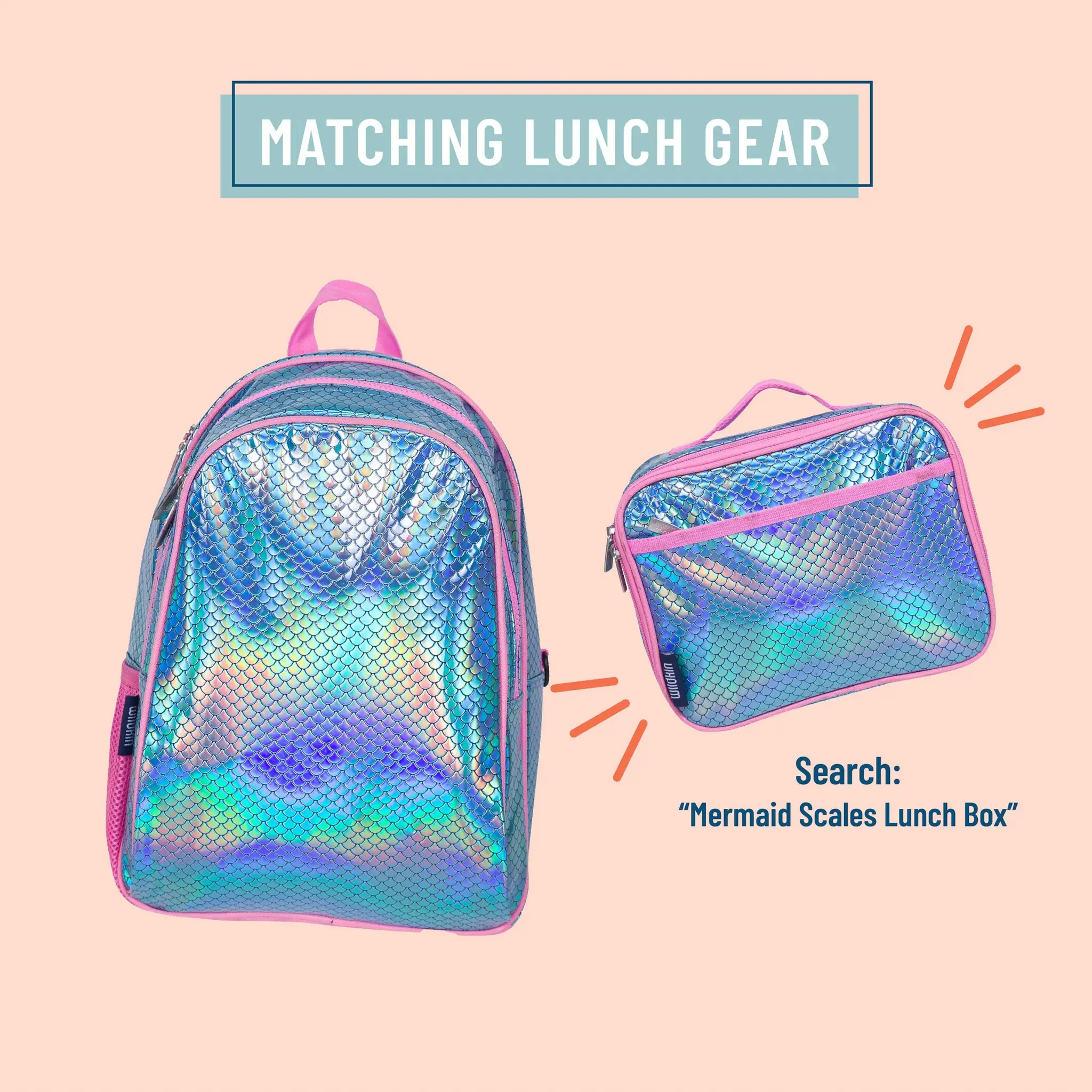 Wildkin - Wholesale Backpack - Kids - Mermaid Scales Backpack - 15 Inch6