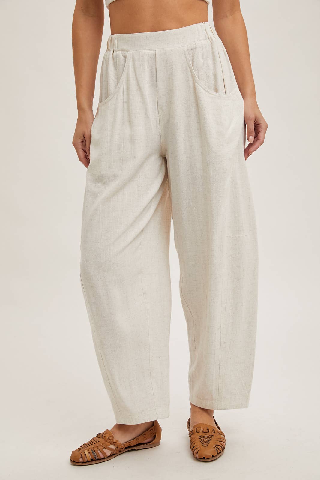 Bluivy - Wholesale Pants - Women's - RELAXED BARREL PANTS WITH POCKETS19