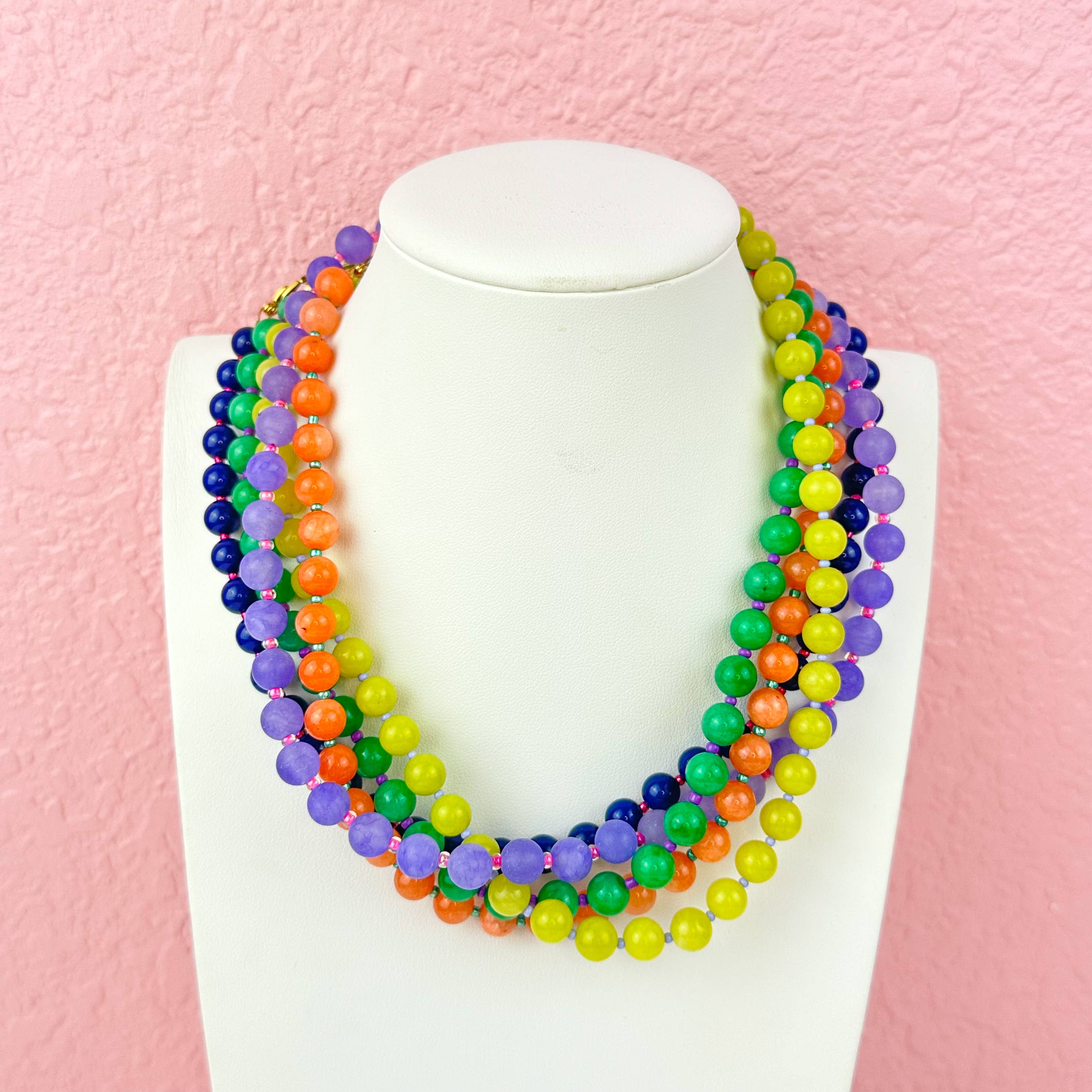rosie + belle - Wholesale Beaded/Pearl Necklace - Candy Necklace2