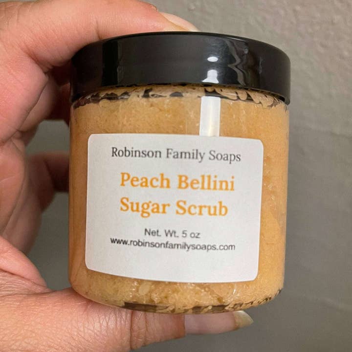 Emulsified Sugar Scrubs for wholesale by Robinson Family Soaps LLC