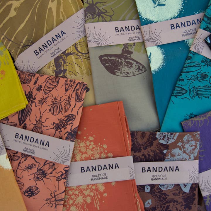 Solstice Handmade - Wholesale Bandana - Unisex - Crows Bandana2