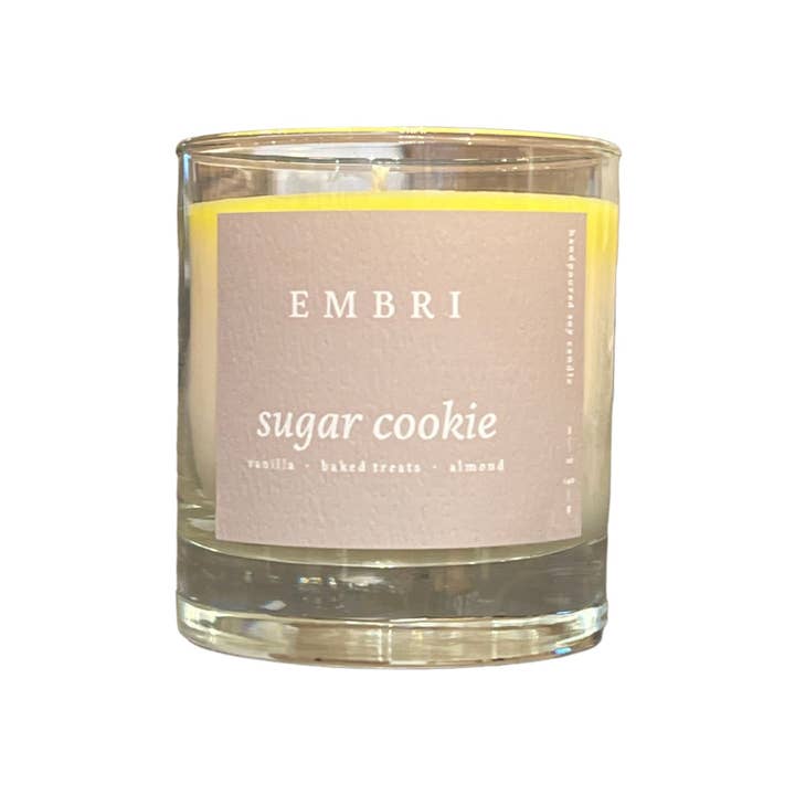 Galleta de azúcar para venta al por mayor de Embri Candle Co.
