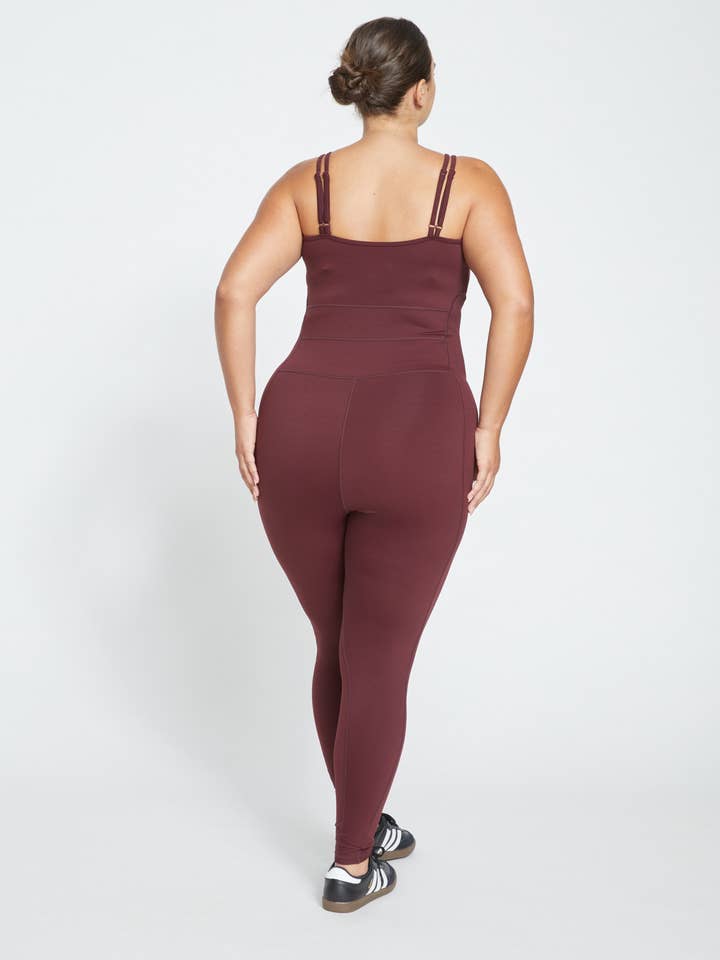 Next-to-Naked Bodysuit - Black Cherry for wholesale on Faire