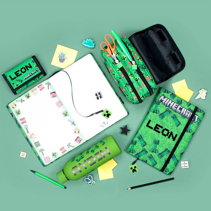 Fringoo Group Ltd - Wholesale Water bottle - MINECRAFT Personalised Stainless Steel Bottle - Green5