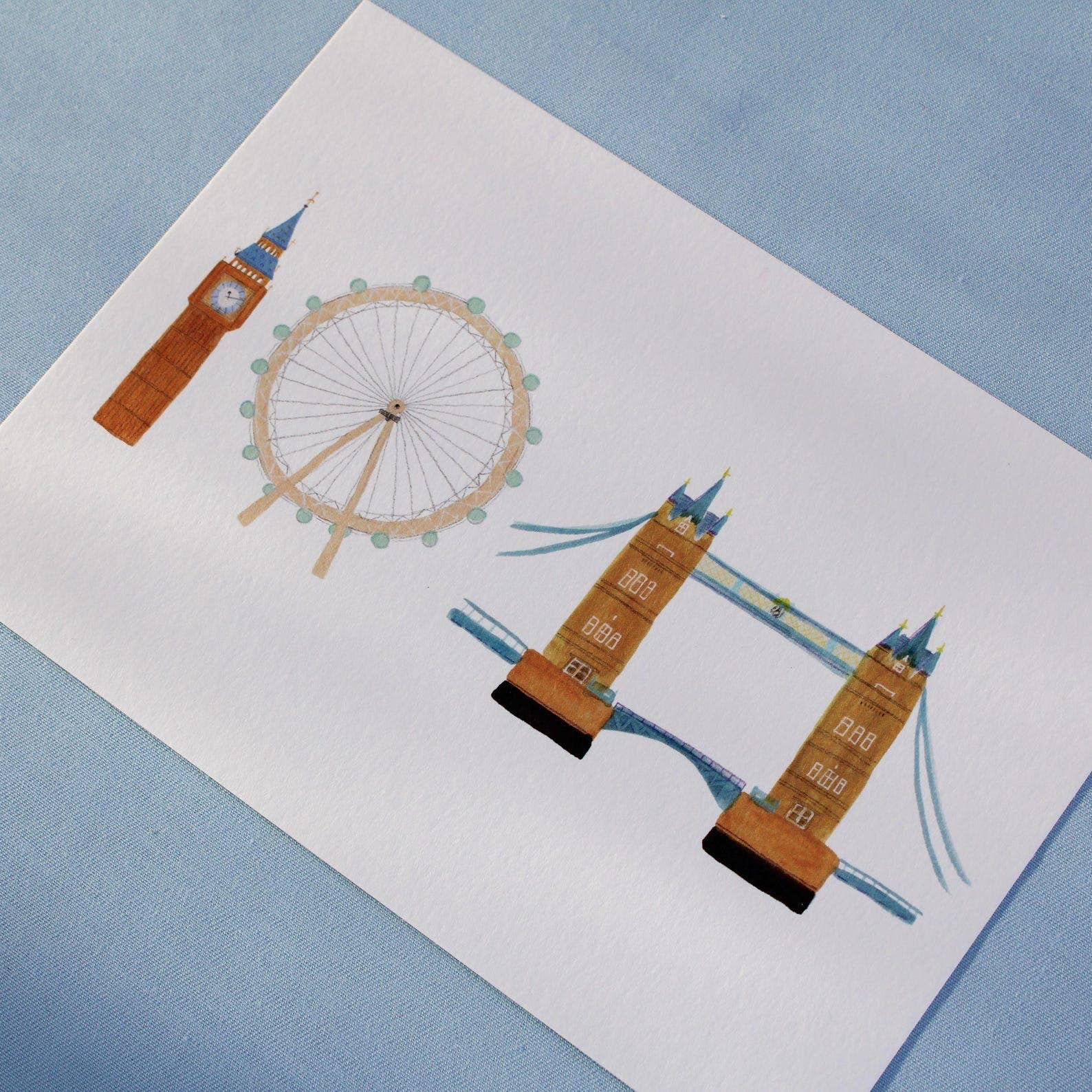 Emma Holmes Art - Wholesale Art Print - Iconic London - Art Print2