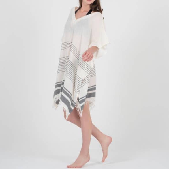 Malibu Soft 100% bomull strandkimono, lång modell för wholesale av TranquilUSA