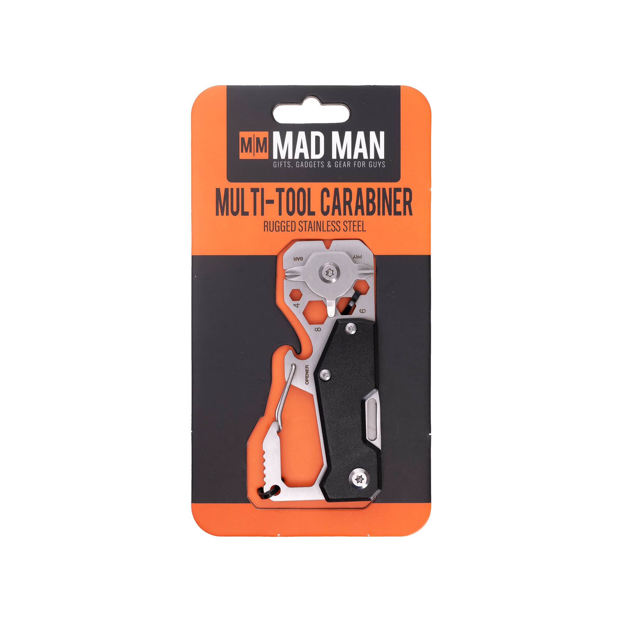 Mad Man - Vente Outil de bricolage - Mousqueton multi-outils en acier inoxydable8