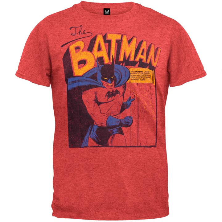 Batman - Classic Comic Men's Soft T Shirt for wholesale by Official Store