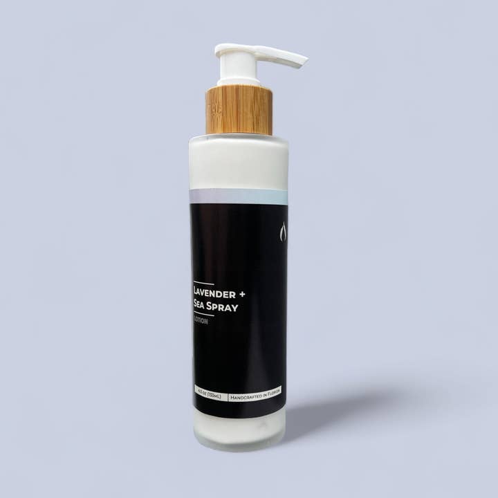 Lavender + Sea Spray Lotion for wholesale by Florida Candle Co