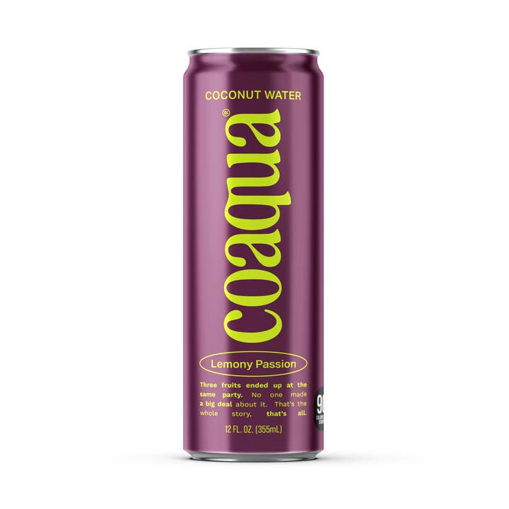 Coaqua Lemony Passion Coconut Water for wholesale by CoAqua
