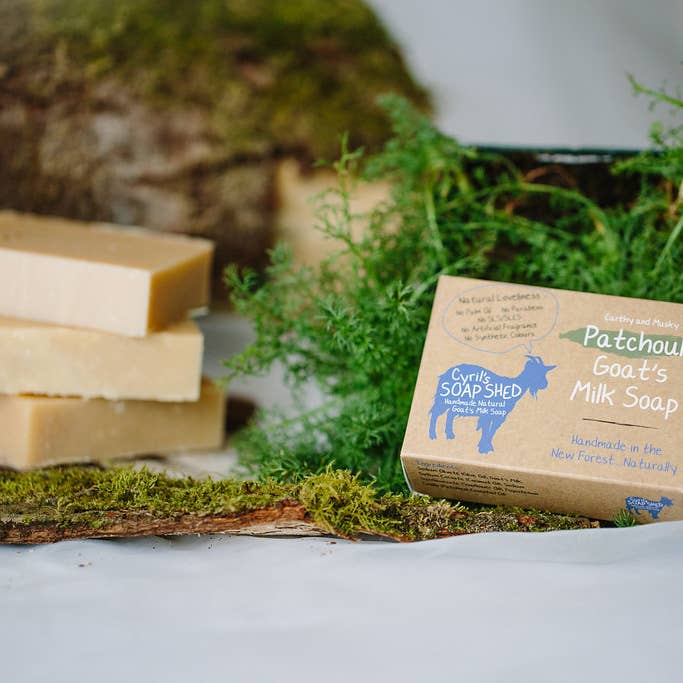 Patchouli Goats Milk Soap for wholesale by Cyril's Soap Shed