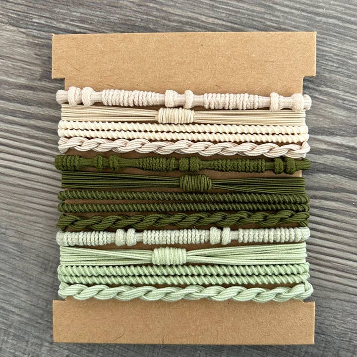 JILLIAN INK LLC - Wholesale Hair Tie - Boho Bracelet Hair Ties0