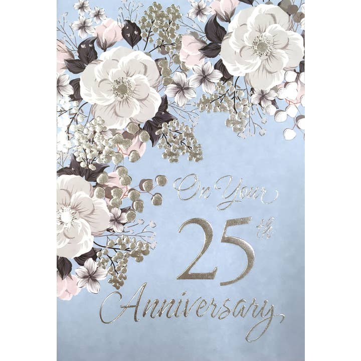 InterGreet.com - Wholesale Anniversary Card - Anniversary Cards - 25th Anniversary Greeting Cards