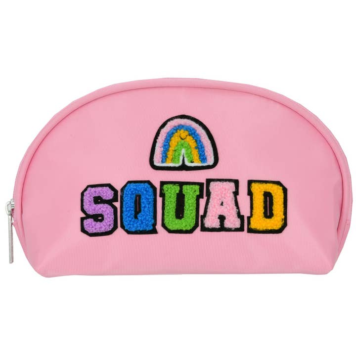 Iscream - Wholesale Makeup/Cosmetic Bag - Smile Squad Oval Cosmetic Bag-