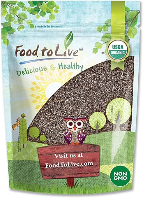 Food To Live - Vente Graines de plantes - Graines de chia noires biologiques — à germer, Keto, Sirtfood8
