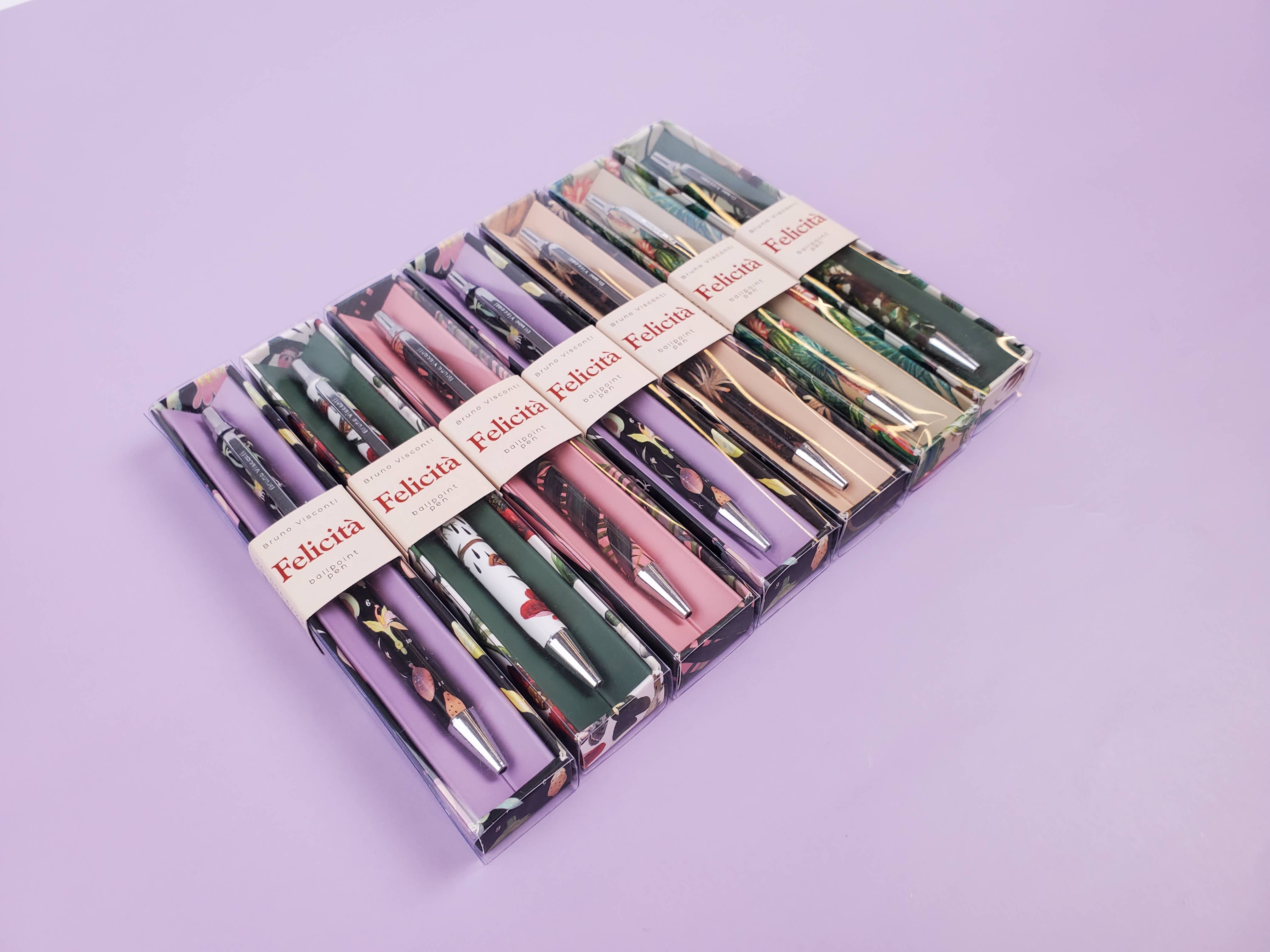 BV by Bruno Visconti - Vente Stylos - Stylo à bille Felicita Night Flowers16