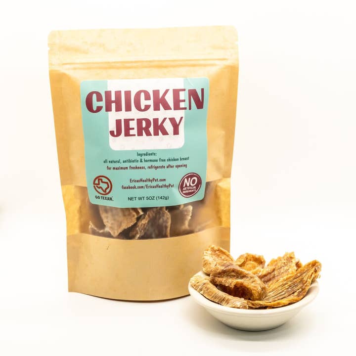 Kip Jerky voor wholesale door Erica's Healthy Pet